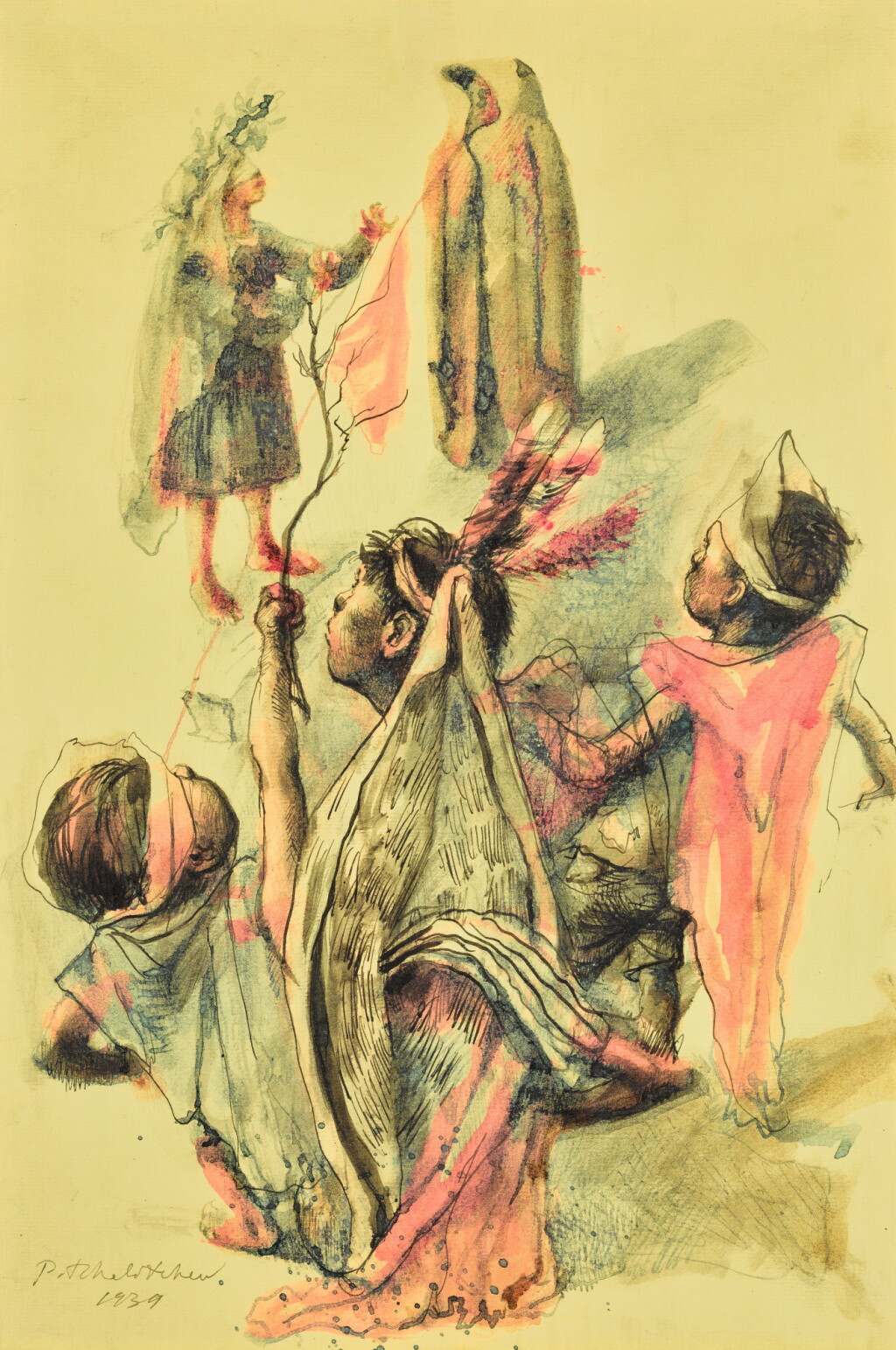 View full screen - View 1 of Lot 103. PAVEL TCHELITCHEW | HIDE AND SEEK.