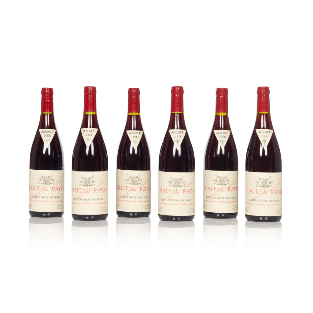 View full screen - View 1 of Lot 8514. Châteauneuf du Pape, Réservé 2008 Château Rayas (6 BT).