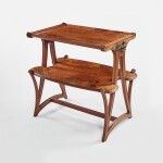 "Butomées" Two-Tiered Tea Table