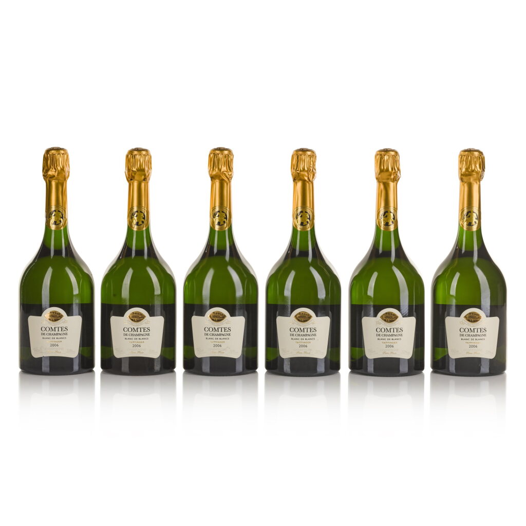 View full screen - View 1 of Lot 374. Taittinger, Comtes de Champagne, Blanc de Blancs 2006 (6 BT).