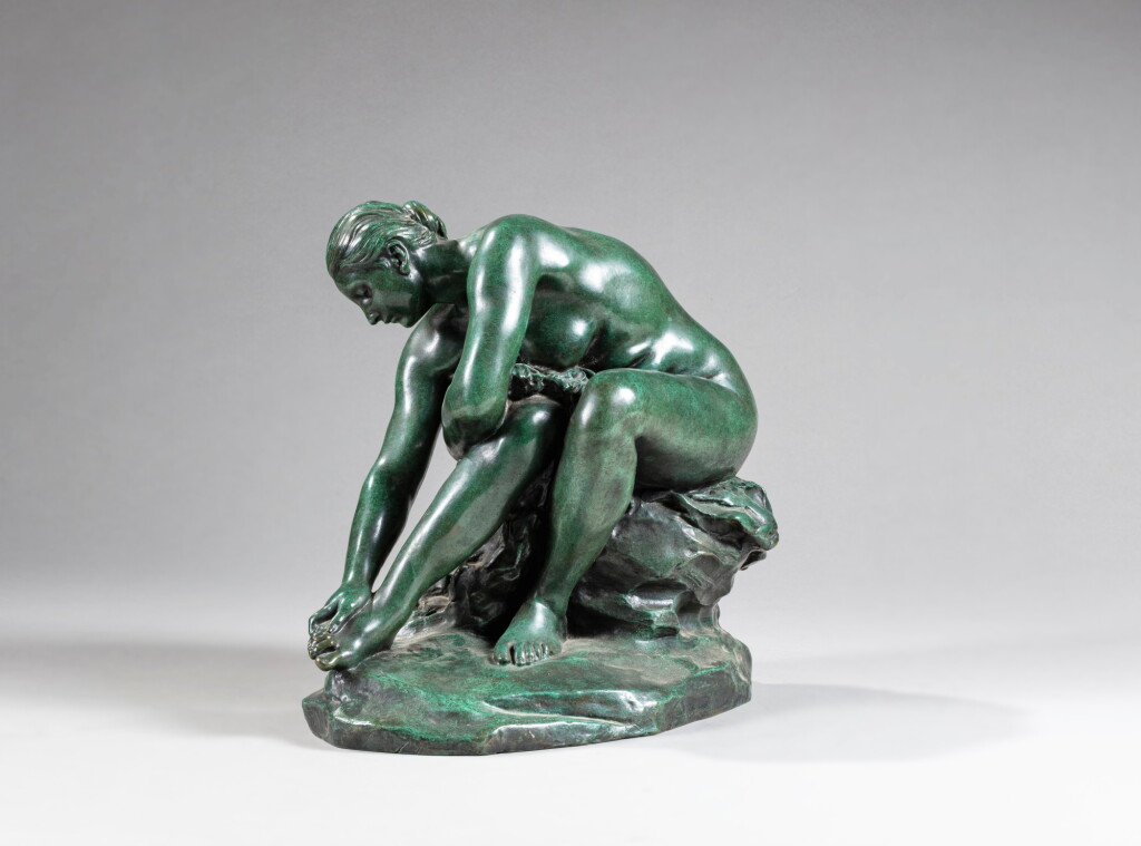 View full screen - View 1 of Lot 58. Baigneuse s'essuyant le pied droit (Bather drying her right foot).