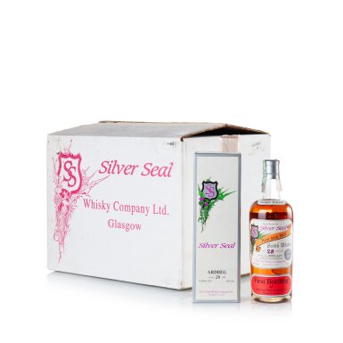 View full screen - View 1 of Lot 80. Ardbeg Silver Seal 28 Year Old 43.0 abv 1972 (11 BT 70cl).