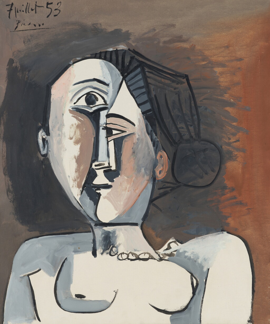 View full screen - View 1 of Lot 20. Buste de femme.