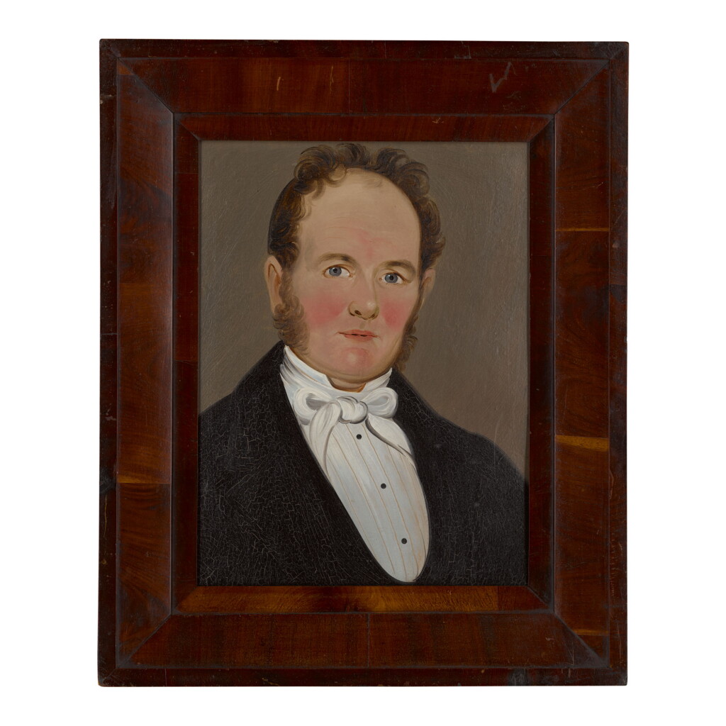 View full screen - View 1 of Lot 1649. WILLIAM MATTHEW PRIOR | BUST PORTRAIT OF A MAN WITH SIDEBURNS.
