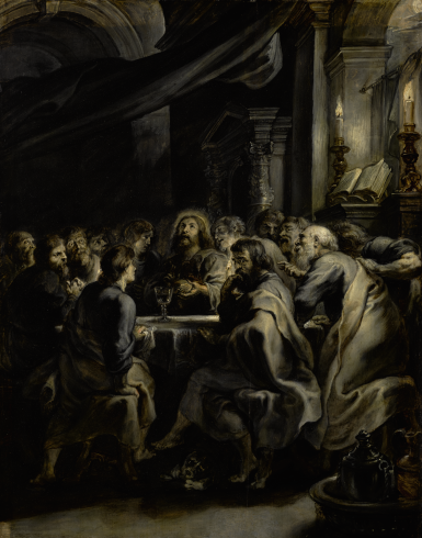 View full screen - View 1 of Lot 23. SIR PETER PAUL RUBENS | THE LAST SUPPER, EN GRISAILLE.
