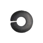 A black stone slit disc (Jue), Neolithic period / Shang dynasty | 新石器時代 / 商 石玦