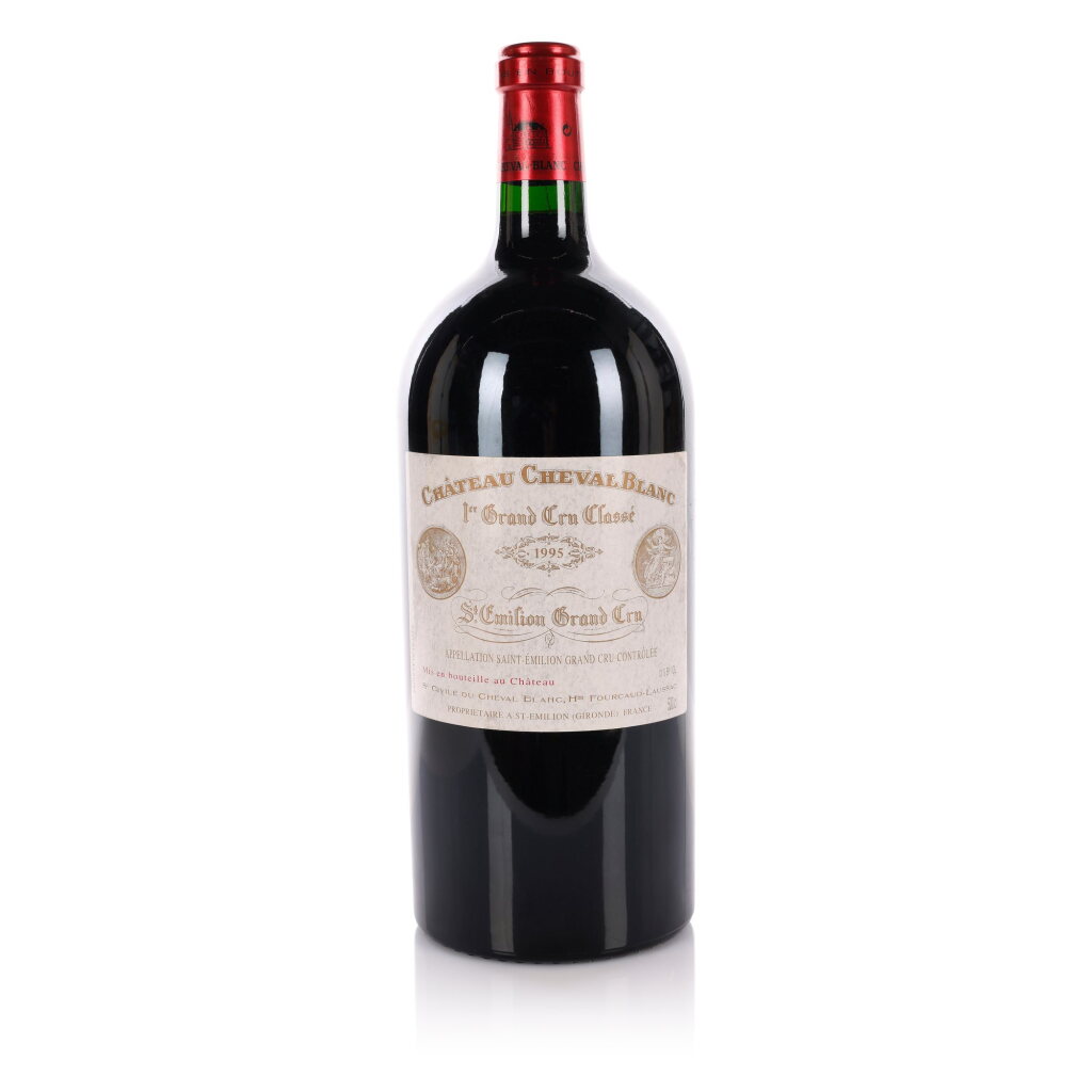 View full screen - View 1 of Lot 220. Château Cheval Blanc 1995 (1 JM50).