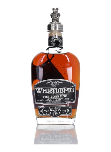 View full screen - View 1 of Lot 342. WhistlePig The Boss Hog 14 Year Old Rye 4th Edition "The Black Prince" 117.5 Proof NV (1 Bottle 75cl).