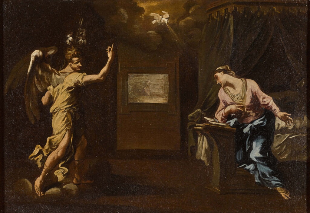View full screen - View 1 of Lot 145. ALESSANDRO MAGNASCO, CALLED LISSANDRINO | THE ANNUNCIATION.