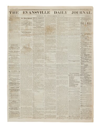 View full screen - View 1 of Lot 1142. (Lincoln, Abraham) | Hello, I must be going.