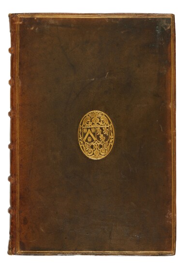 View full screen - View 1 of Lot 1394. Salvianus Massiliensis, De vero iudicio et prouidentia, Rome, Paolo Manuzio, 1564, Parisian olive green morocco, between 1587 and 1601, for de Thou .