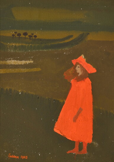 View full screen - View 1 of Lot 187. Girl in Red II.