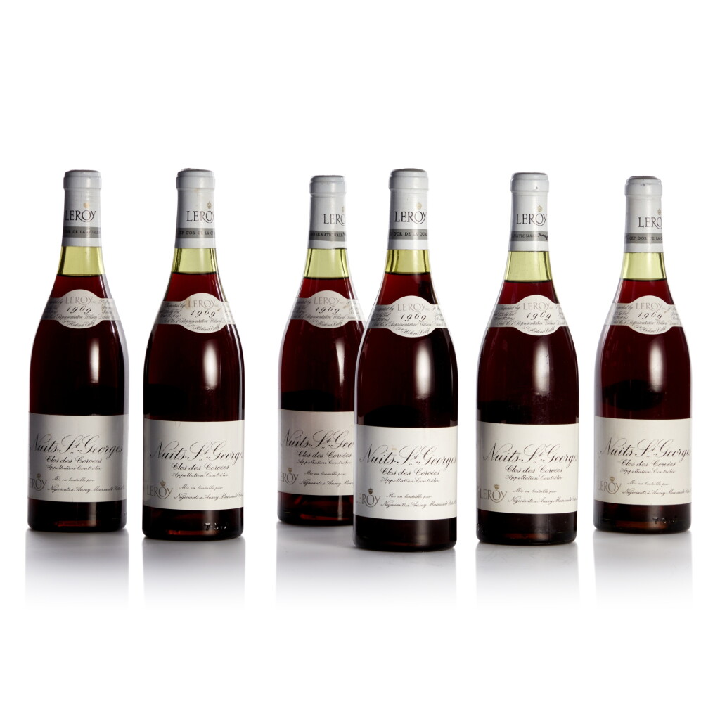 Voir en plein écran - Voir 1 du lot 1005. Nuits St. Georges, Clos des Corvées 1969 Maison Leroy (9 BT).