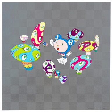 View full screen - View 1 of Lot 49. TAKASHI MURAKAMI | IN CHA!; AND DOB TOTEM POLE.