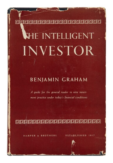 View full screen - View 1 of Lot 142. Graham, Benjamin | "The best book on investing ever written," signed by the author.
