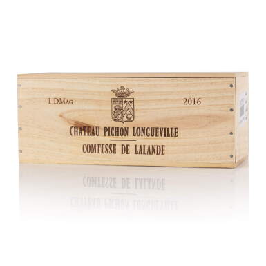 View full screen - View 1 of Lot 191. Château Pichon Longueville, Lalande 2016 (2 DM).