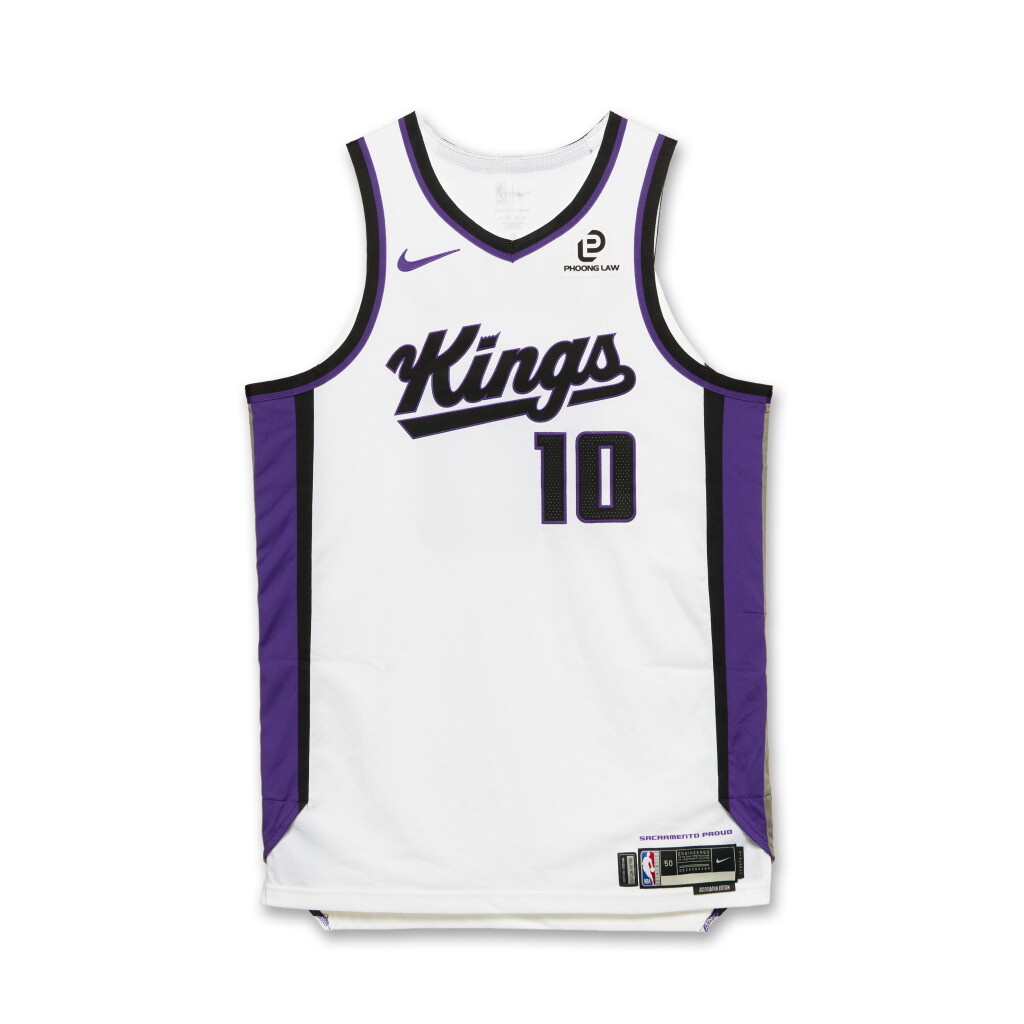 View full screen - View 1 of Lot 26. DeMar DeRozan Sacramento Kings 2025-2026 NBA Tip-Off Game Worn Association Edition Jersey.