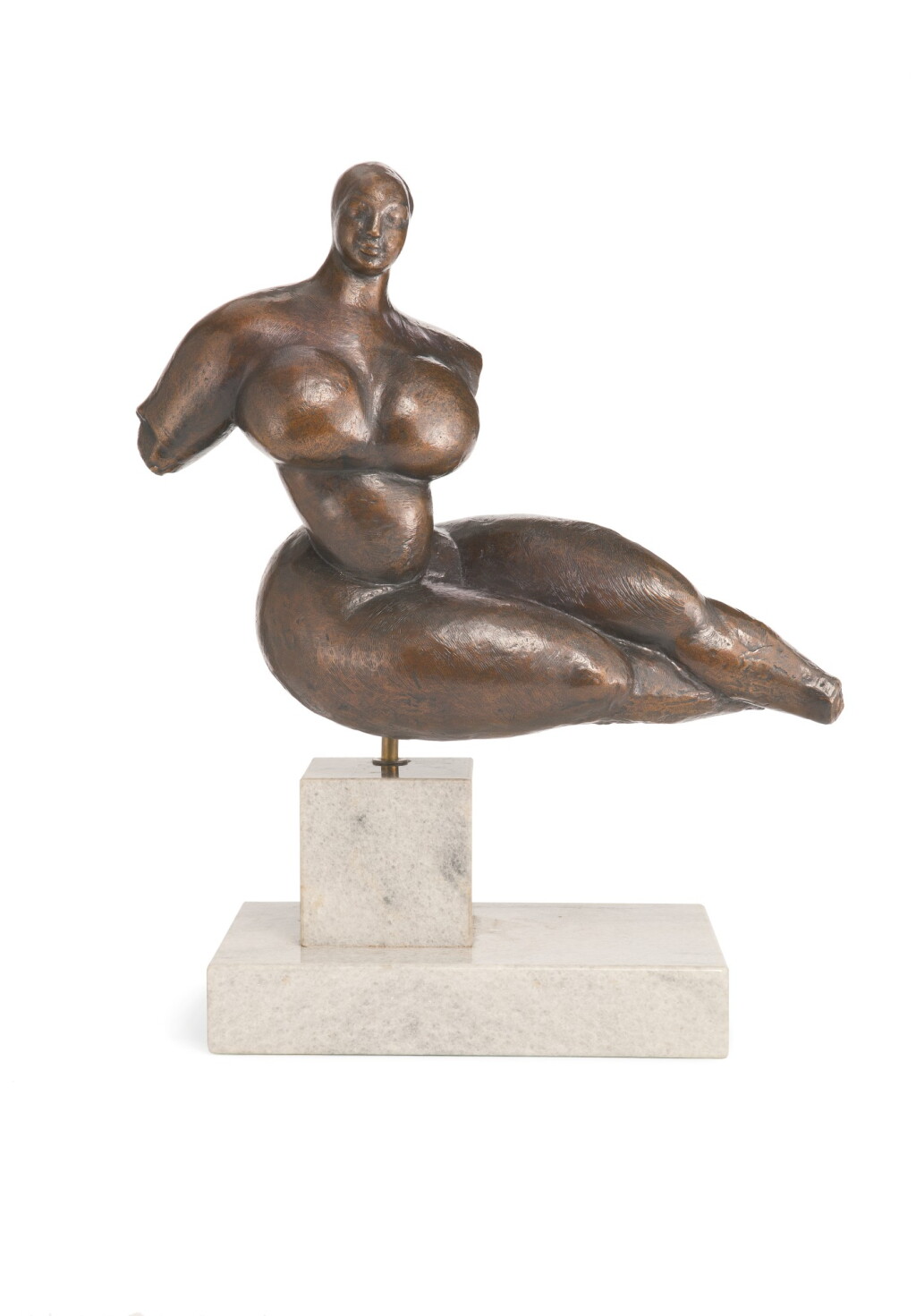 View full screen - View 1 of Lot 46. GASTON LACHAISE | FLYING FIGURE OF WOMAN (FLOATING FIGURE).