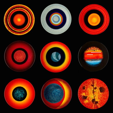 View full screen - View 1 of Lot 4. Alan Clarke for Poole Pottery, circa 2000 | The Planets.
