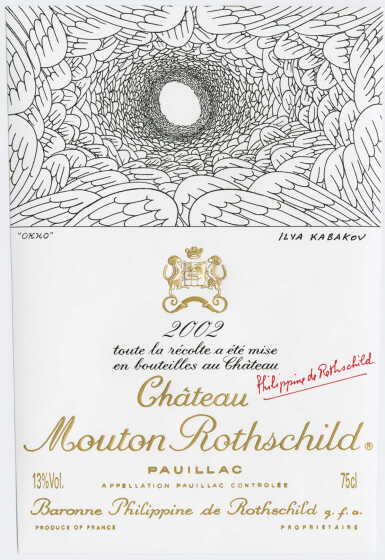 View full screen - View 1 of Lot 348. Château Mouton Rothschild 2002 (6 BT).