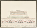 THE TOMB OF SHAH JAHAN IN THE TAJ MAHAL, INDIA, AGRA, COMPANY SCHOOL, CIRCA 1815