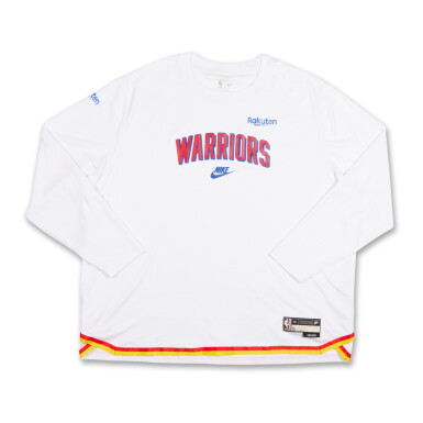 View full screen - View 1 of Lot 64. Kevon Looney Golden State Warriors 2024-2025 Classic Edition Warmup Set .