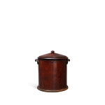 A mahogany coal bucket, England, late 19th century