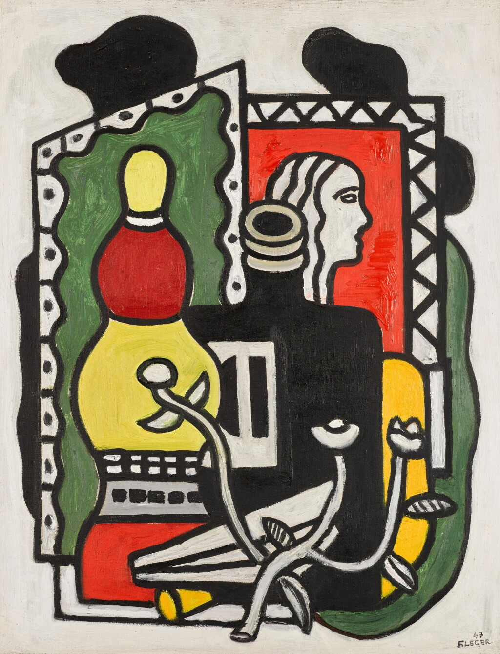 View full screen - View 1 of Lot 485. Le vase noir.
