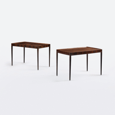 View full screen - View 1 of Lot 107. Pair of Side Tables.