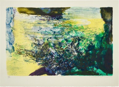 View full screen - View 1 of Lot 6220. Zao Wou-Ki 趙無極 | Sans titre 無題.