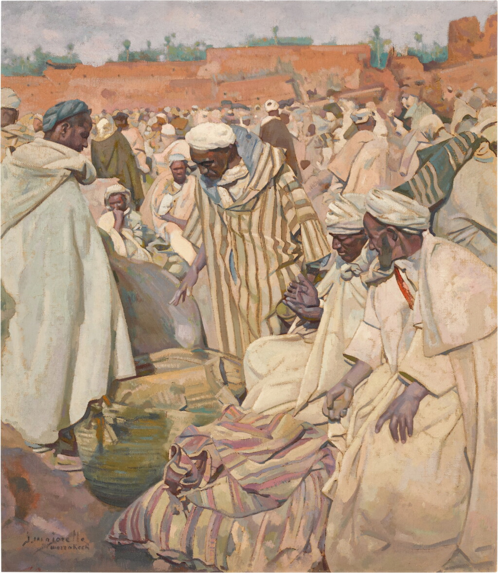 View full screen - View 1 of Lot 12. Market in Marrakech.
