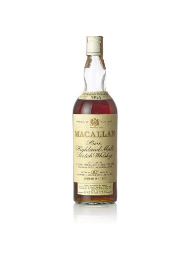 View full screen - View 1 of Lot 6005. The Macallan 1954 (1 BT).