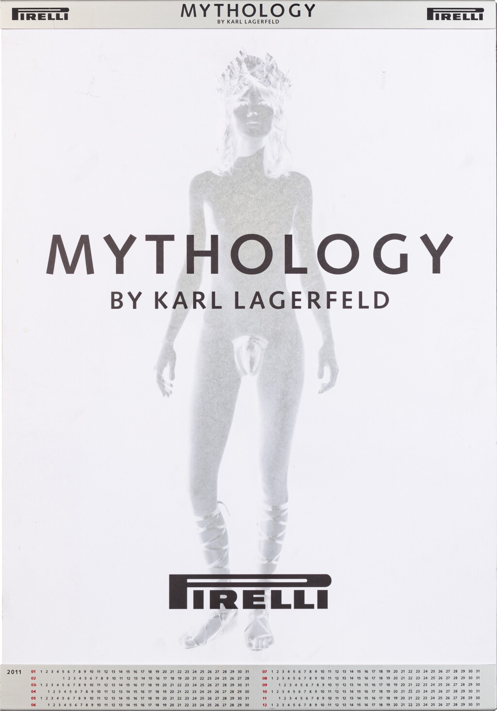 View full screen - View 1 of Lot 176. A Pirelli calendar « Mythology by Karl Lagerfeld », 2011.