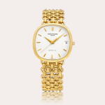 Golden Ellipse, Reference 3734 | A yellow gold bracelet watch with date, Retailed by Tiffany & Co., Circa 1982