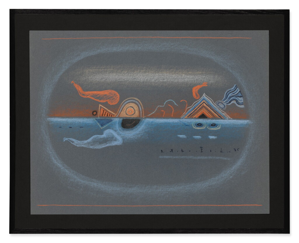 View full screen - View 1 of Lot 84. VLADIMIR YANKILEVSKY | COMPOSITION II FROM THE WOMAN BY THE SEA SERIES.