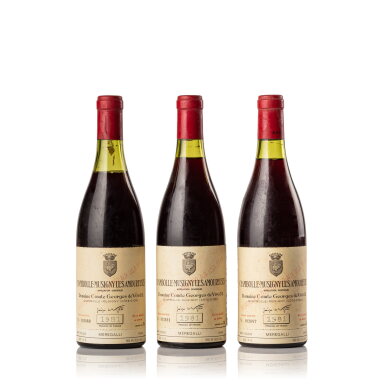 View full screen - View 1 of Lot 743. Chambolle Musigny, Les Amoureuses 1981 Comte Georges de Vogüé (3 BT).