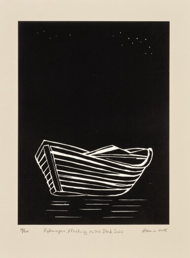 View full screen - View 1 of Lot 20. Rohingyas: Floating on the Dark Sea.