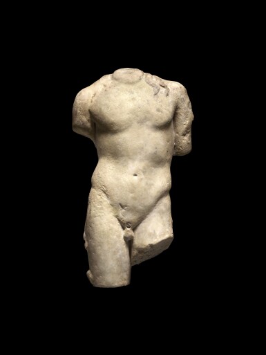 View full screen - View 1 of Lot 16. A Roman Marble Torso of Apollo or Dionysos, 1st/2nd Century A.D..