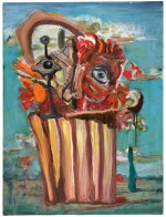 GEORGE CONDO | SKUM- BUCKET- FLOWER BASKET