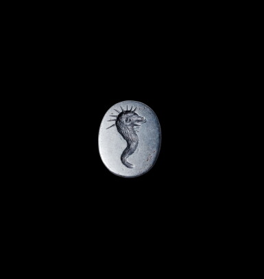 View full screen - View 1 of Lot 253. A "Graeco-Egyptian" Haematite Magical Amulet, circa 3rd Century A.D..