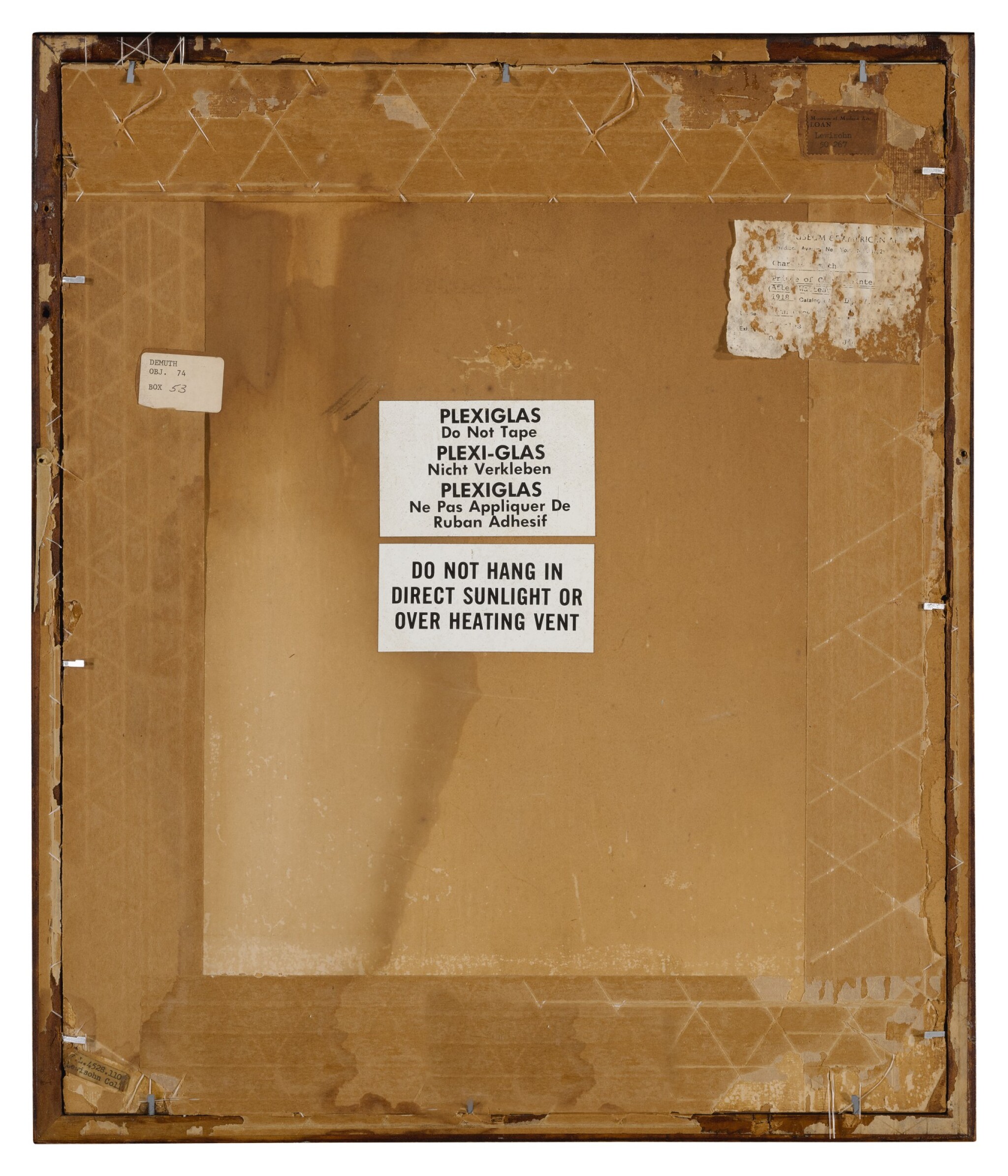 CHARLES DEMUTH A PRINCE OF COURT PAINTERS (NO. 1) American Art