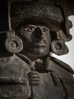 Zapotec Urn of a Standing Figure, Monte Alban IIIB, Late Classic, circa AD 550 - 950