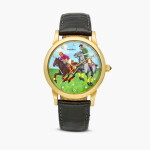Reference 2225 | A yellow gold and diamond-set wristwatch with polychrome enamel dial, Circa 1995