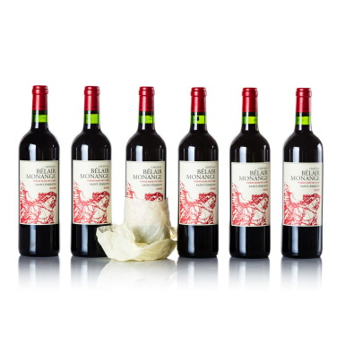 View full screen - View 1 of Lot 369. Château Bélair Monange 2008 (6 BT).