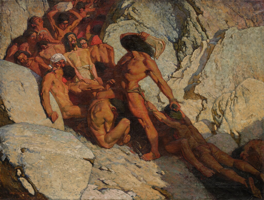 View full screen - View 1 of Lot 72. Samson Captured by the Philistines.