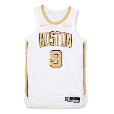 View full screen - View 1 of Lot 40. Derrick White Boston Celtics 2025-2026 Game Worn City Edition Jersey .