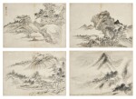 奚岡 山水冊 | Xi Gang, Landscapes