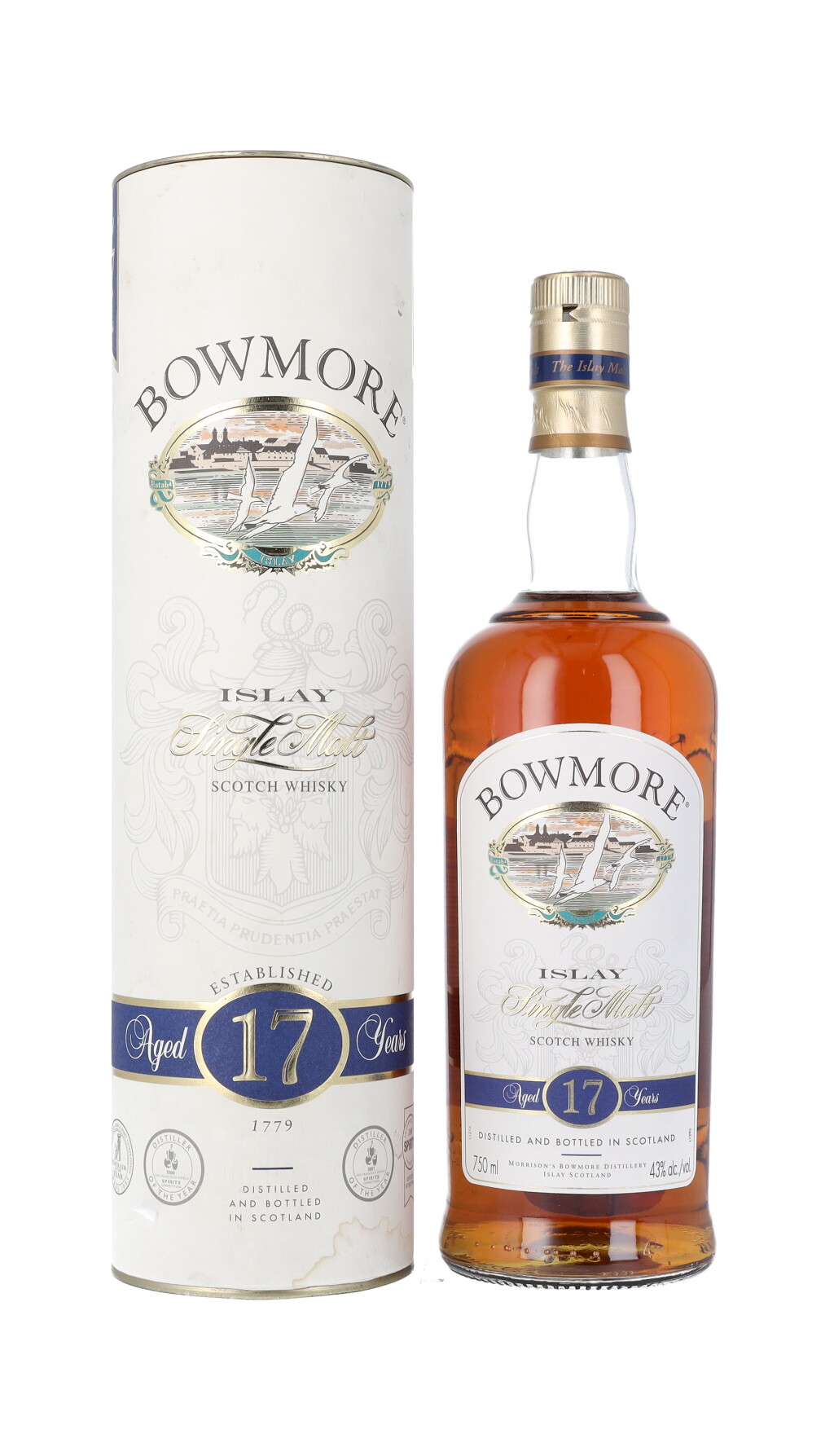 View full screen - View 1 of Lot 5338. Bowmore 17 Year Old 43.0 abv NV (1 BT75).