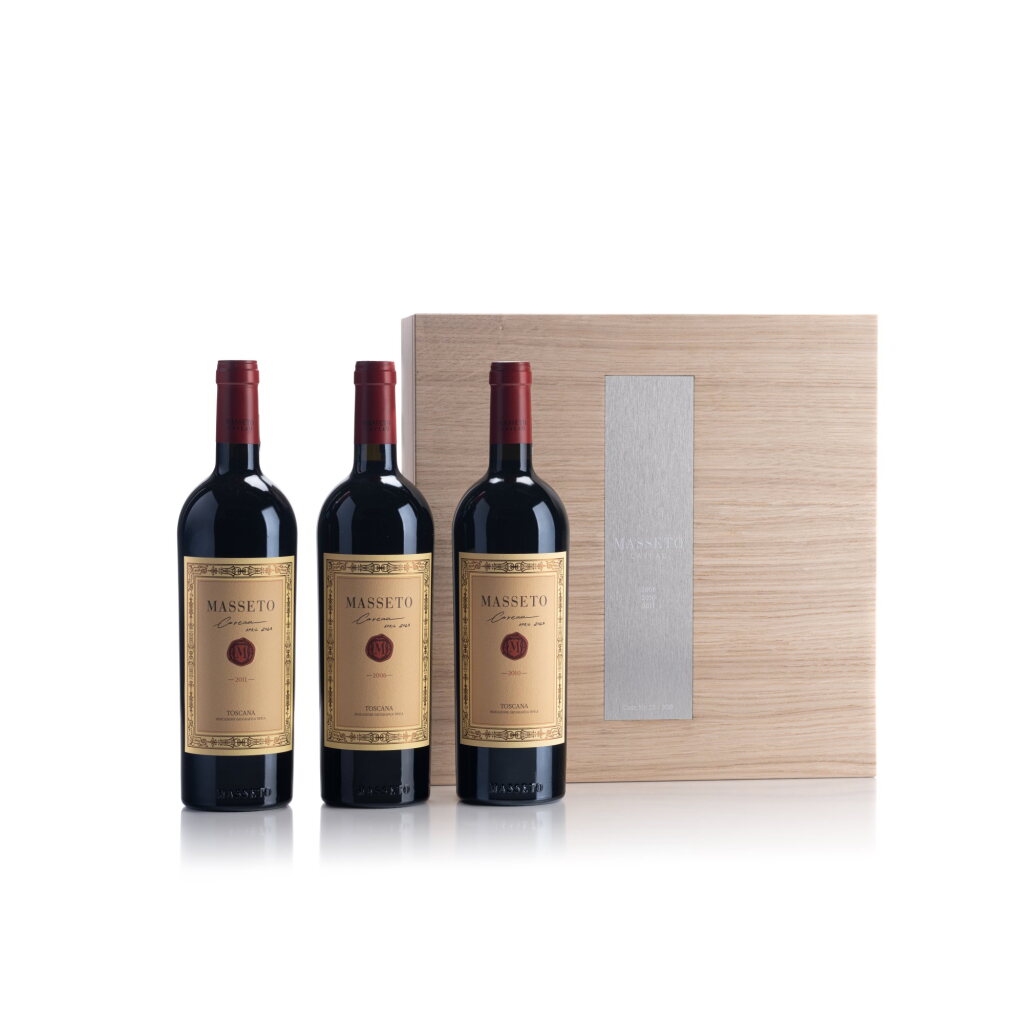 View full screen - View 1 of Lot 1. Masseto "Vertical" 2006, 2010 and 2011 (3 BT).