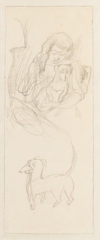 View full screen - View 1 of Lot 212. PIERRE BONNARD | MARTHE AUX CHIENS.